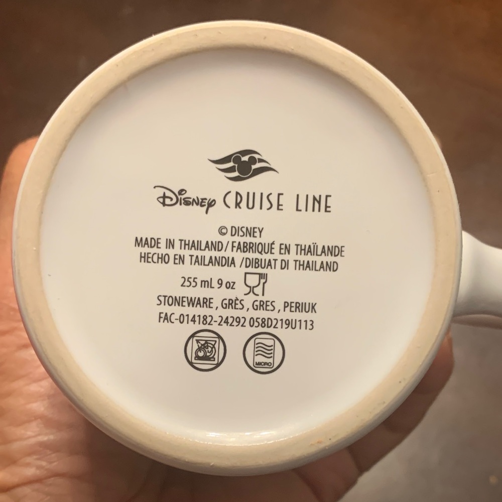 Disney Cruise Line Mug with Minnie Mouse - Blue and White - Picture 7 of 7